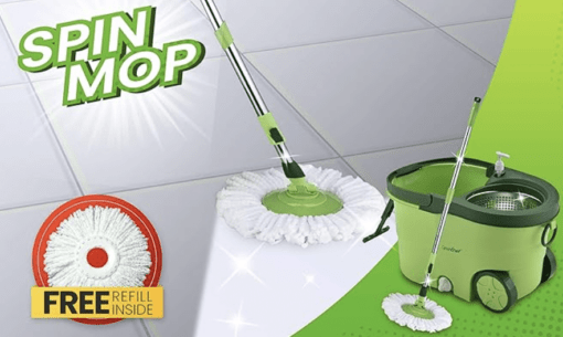Greenchef Spin MOP Set 360 Degree Stainless Steel Mop Set (Blue) - Image 2